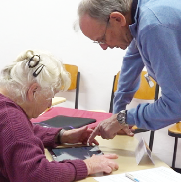 Tippen und streichen